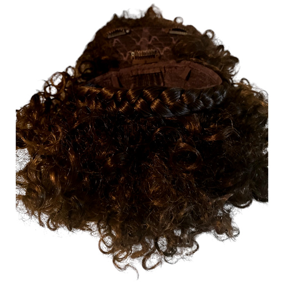 Vivica A Fox Bang-N-Bun Curly Hairpiece Wig P4/27/30 NWT - A836W-4 - Picture 10 of 11